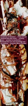 sculptures of Daedalus ... if they are not fastened they play truant ... runaway slave ... process is recollection ... fastened they turn into knowledge and are abiding (Meno 97d-98a)
