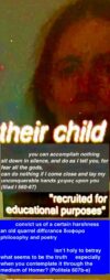 ...  ourselves are charmed by them but it isn't holy to betray what seems to be the truth ... especially when you contemplate it through the medium of Homer (Politeia 607cd)
