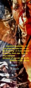 it is you who have destroyed me! ... if you have decided to kill me by drowning go on and kill me - indeed you understand acts of foul murder (Kretans fr 472e 35-39)