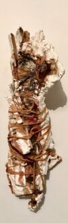 Greek cleverness is simple barbarity why kill this child who never did you any harm? ... gods damn us to death ... I have no strength to save my boy (TW 765-776) plaster string wood cloth wire lath 20 x 6 x 5" 2021